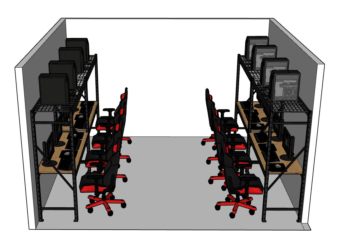 Reference build — finished LK PC lounge