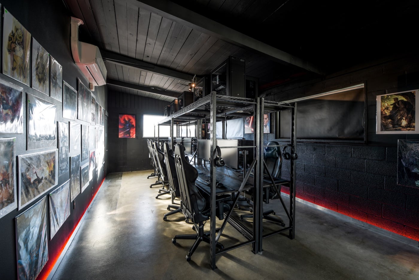 PC gaming lounge installed at a Class-A apartment community